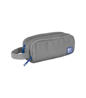 PORTATODO OXFORD GRIS 2 CREMALLERAS