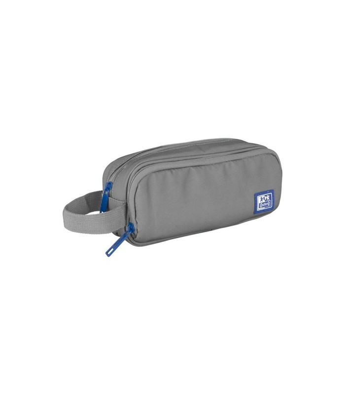PORTATODO OXFORD GRIS 2 CREMALLERAS