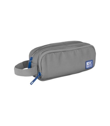 PORTATODO OXFORD GRIS 2 CREMALLERAS