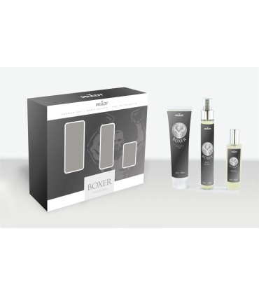 PACK DE REGALO BOXER: PERFUME, BODY SPLASH Y GEL DE DUCHA (INSPIRADO EN INVICTUS)